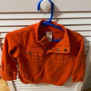 Gymboree Hunter’s Orange Pull Over 18 to 24 mon